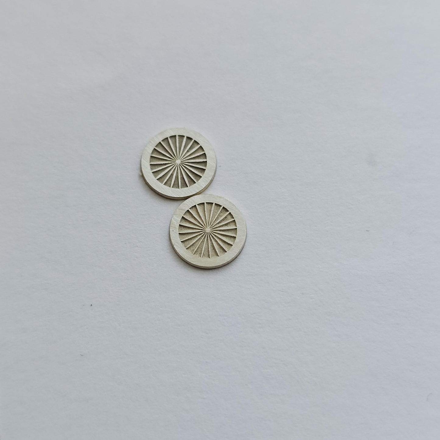 5 Sterling silver western concho, set of 5, Western design, DIY Concho