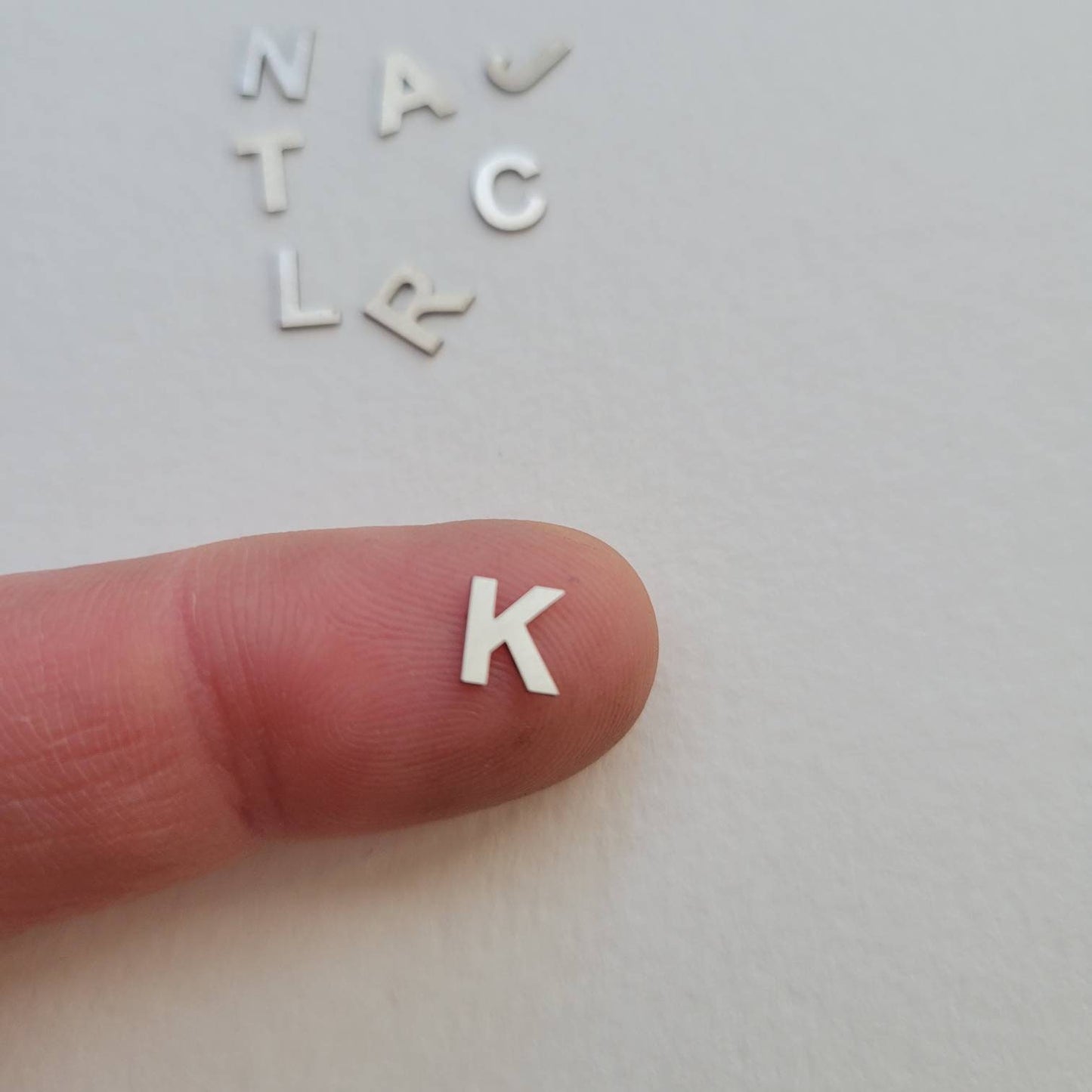 Sterling silver alphabet, letter components, letter Cut out, best seller