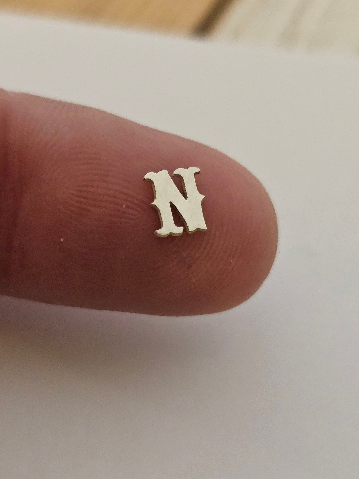 Variety of Sizes, Sterling silver alphabet,letter components, letter blanks, Western Letters