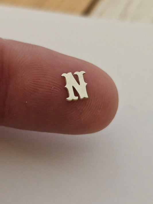 Variety of Sizes, Sterling silver alphabet,letter components, letter blanks, Western Letters