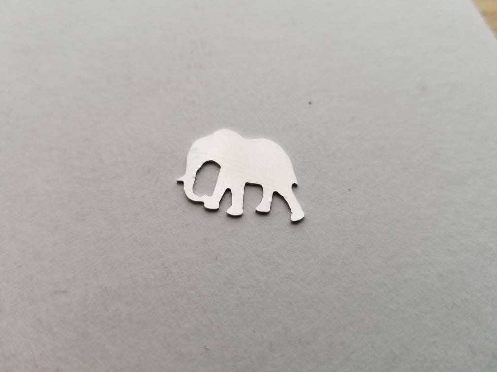 Elephant stamping blank, elephant component,