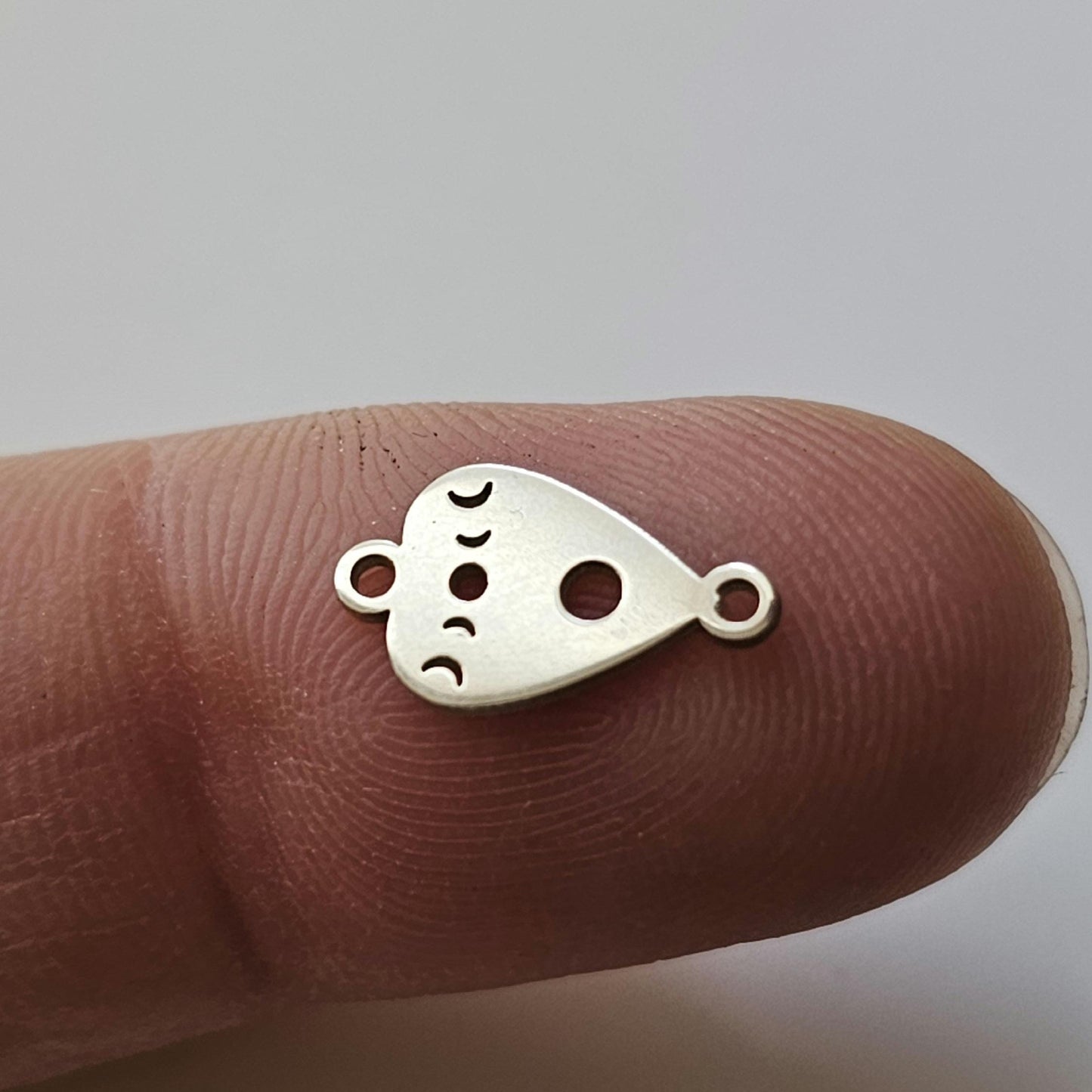 Permanent Jewelry Charm, Ouija Charm, Permanent Jewelry Connectors, Sterling Silver, Ouija Board Planchette Connector