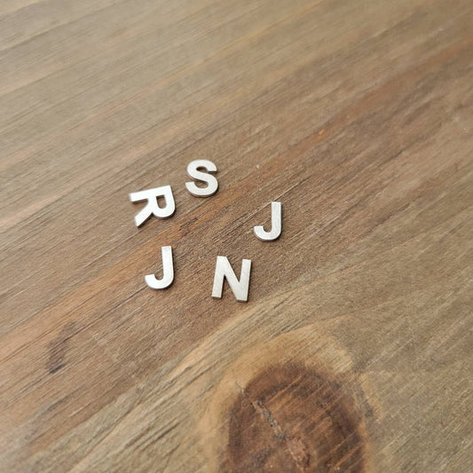Sterling silver alphabet, letter components, letter Cut out, best seller