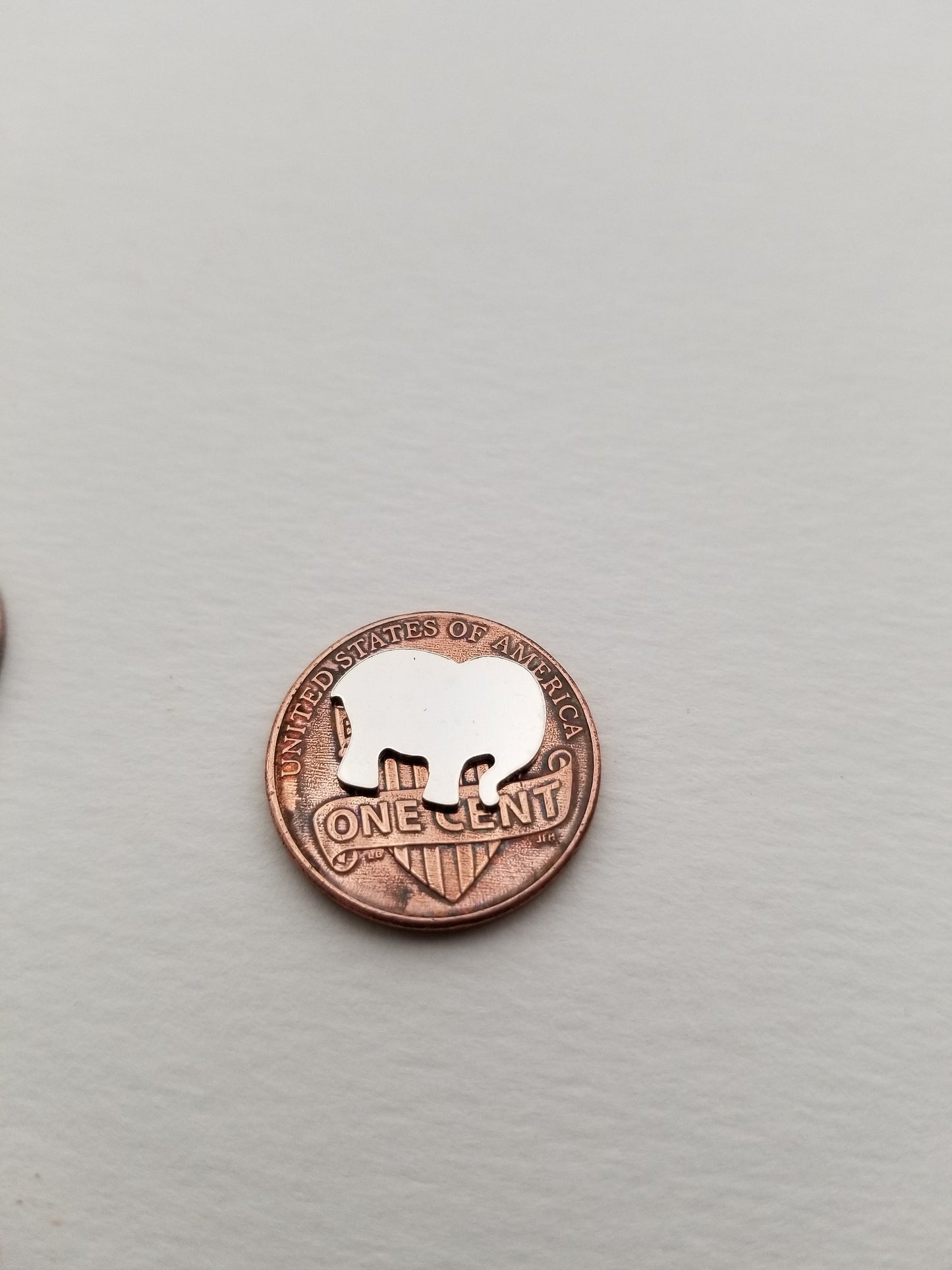 Sterling silver baby elephant component, solderable elephant accent
