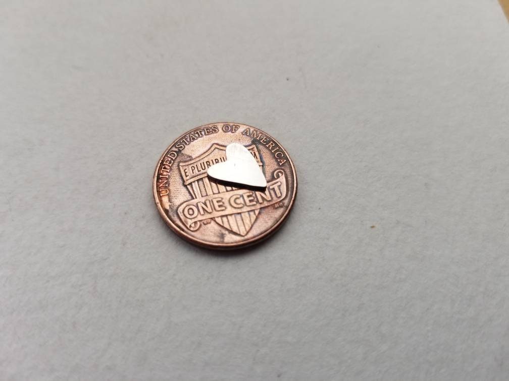 Sterling silver funky heart blank, stamping blanks, silver solderable components