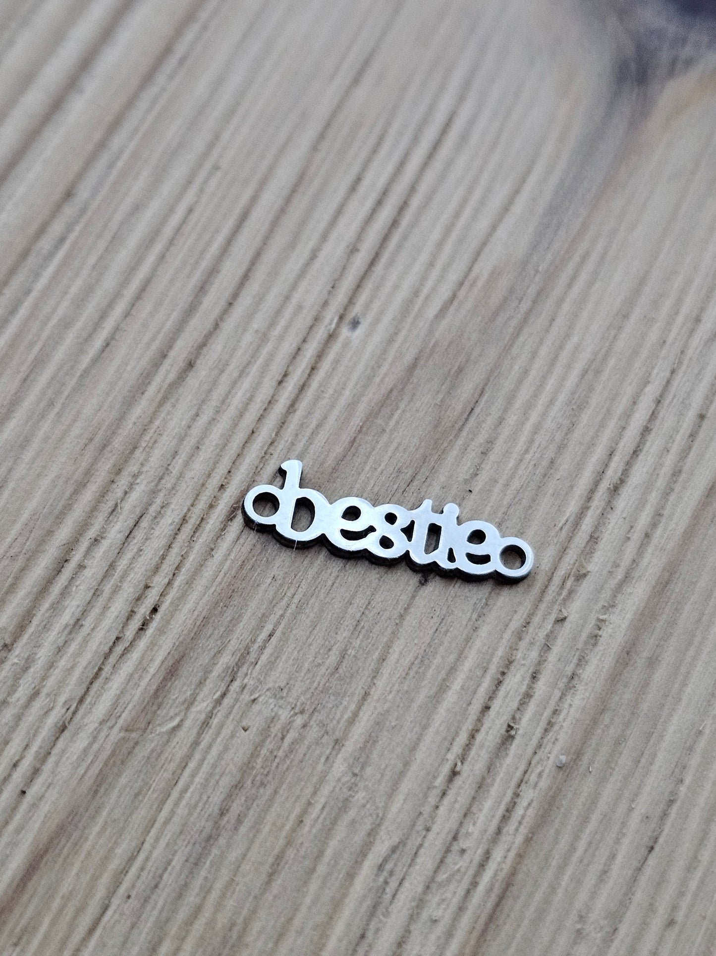 Permanent Jewelry Charm, bestie charm, Permanent Jewelry Connectors, dainty