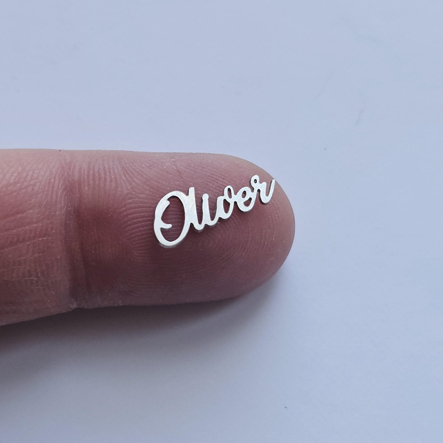 Sterling Silver Name Cut out, Name Embellishments, word components, Solderable silver, Custom Name cut out for Jewelry Making