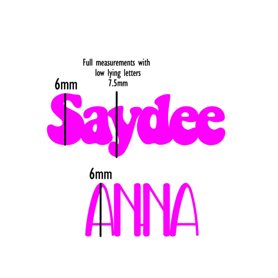 Sterling silver Name Cut out, Connected letters, word components, Solderable silver, Custom Name cut out for Jewelry Making