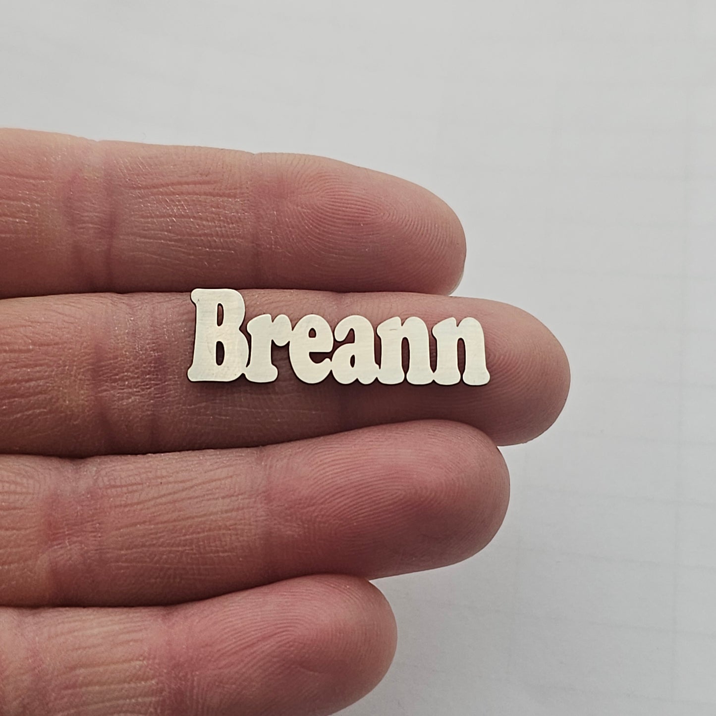 Sterling silver Name Cut out, Connected letters, word components, Solderable silver, Custom Name cut out for Jewelry Making