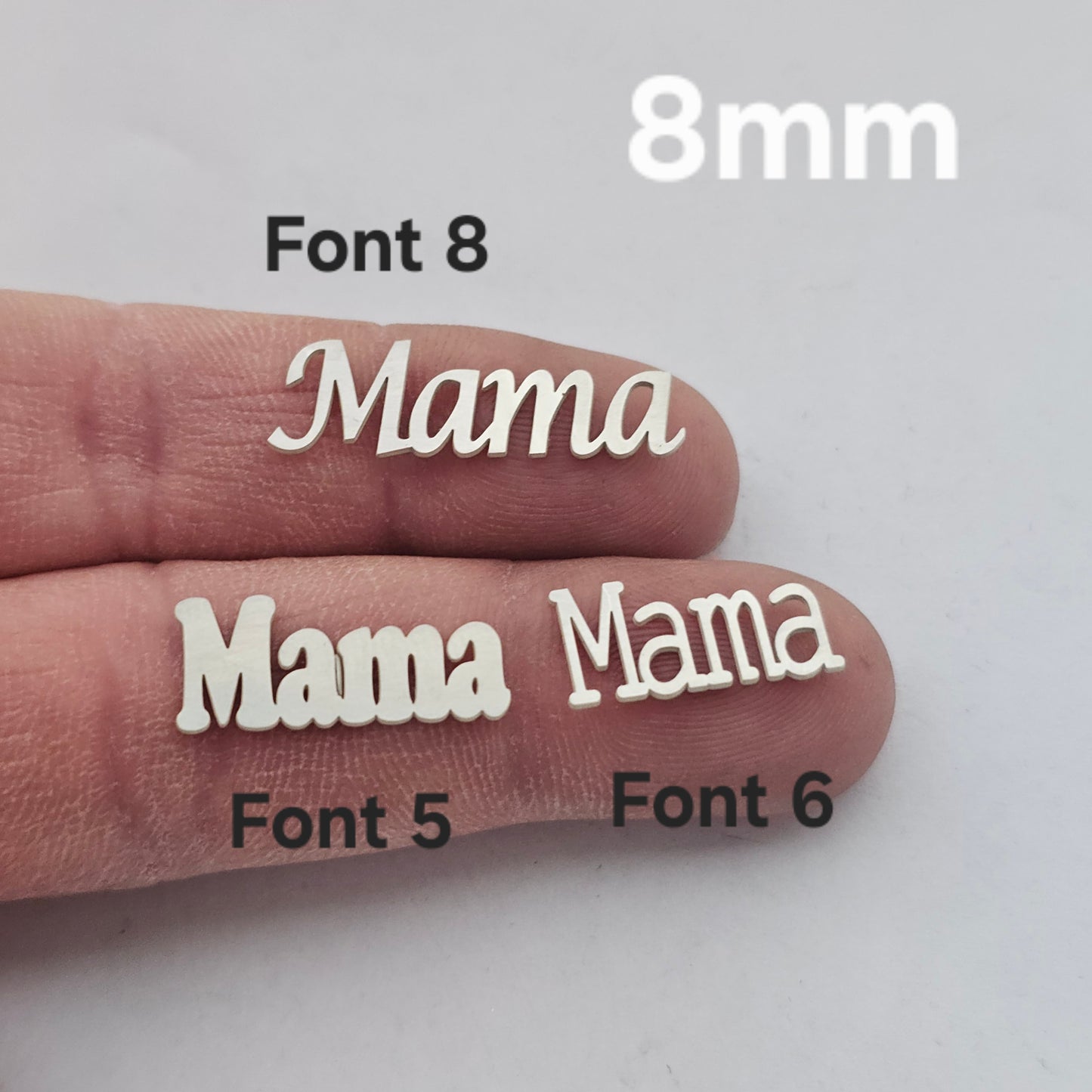 Sterling silver Name Cut out, Connected letters, word components, Solderable silver, Custom Name cut out for Jewelry Making