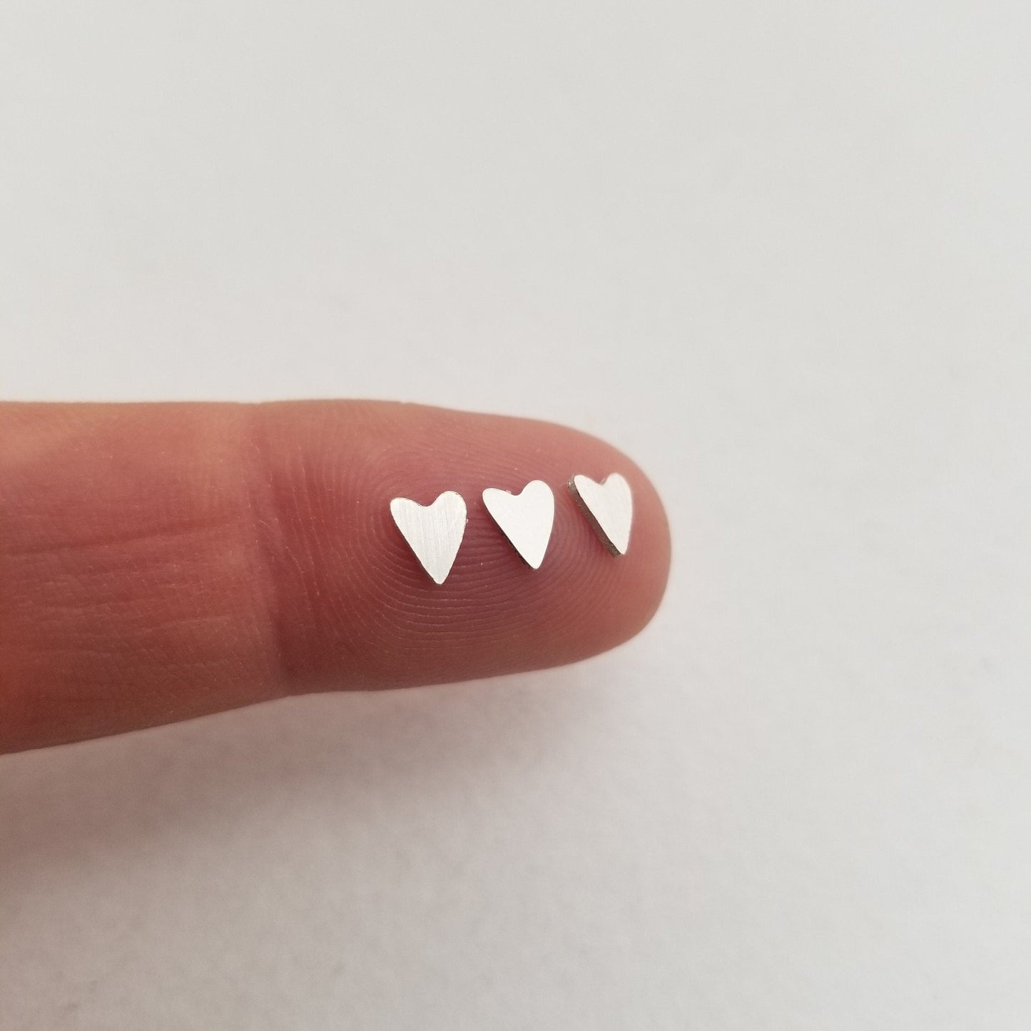 Sterling silver funky heart blank, stamping blanks, silver solderable components