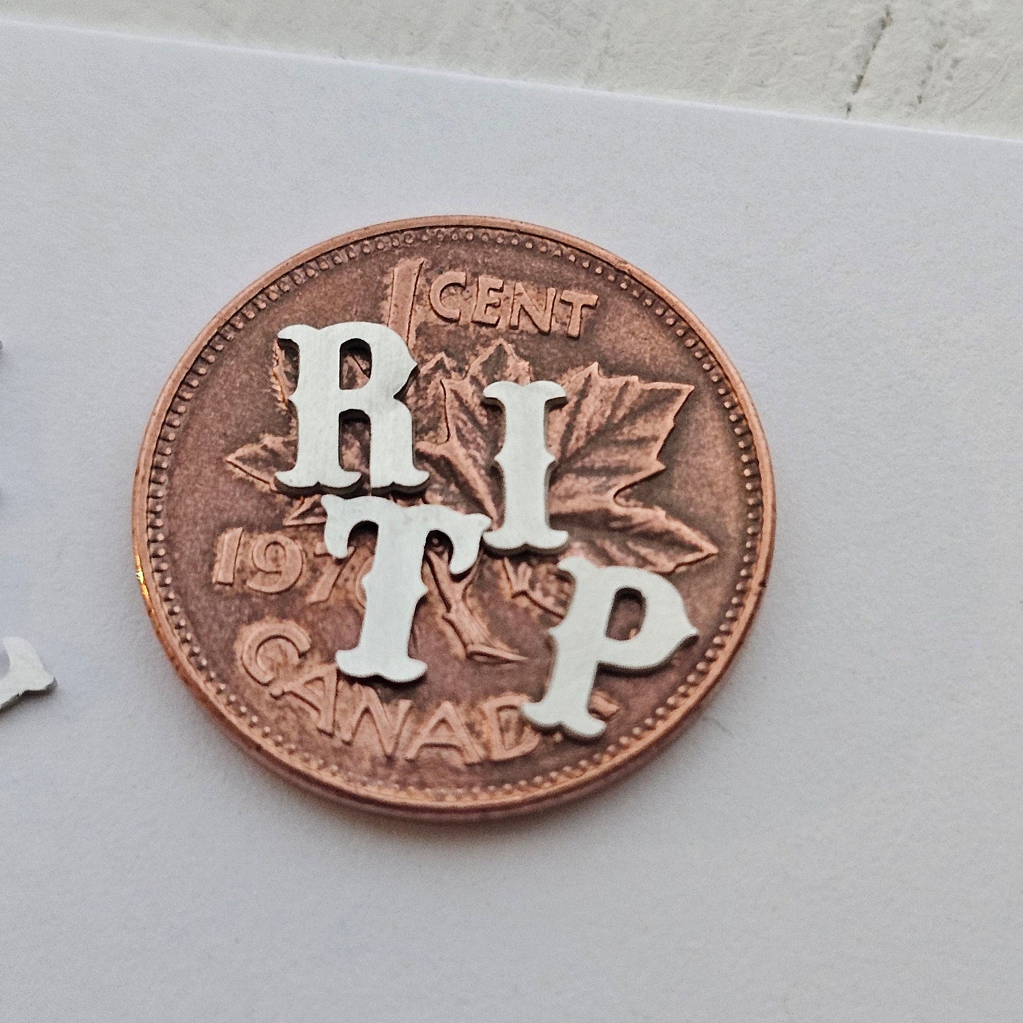 Sterling silver alphabet, 5.5mm letter components, letter charms, Western Letters
