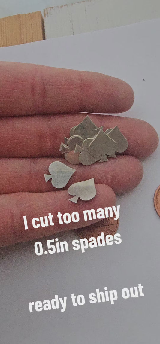 Over stock spades