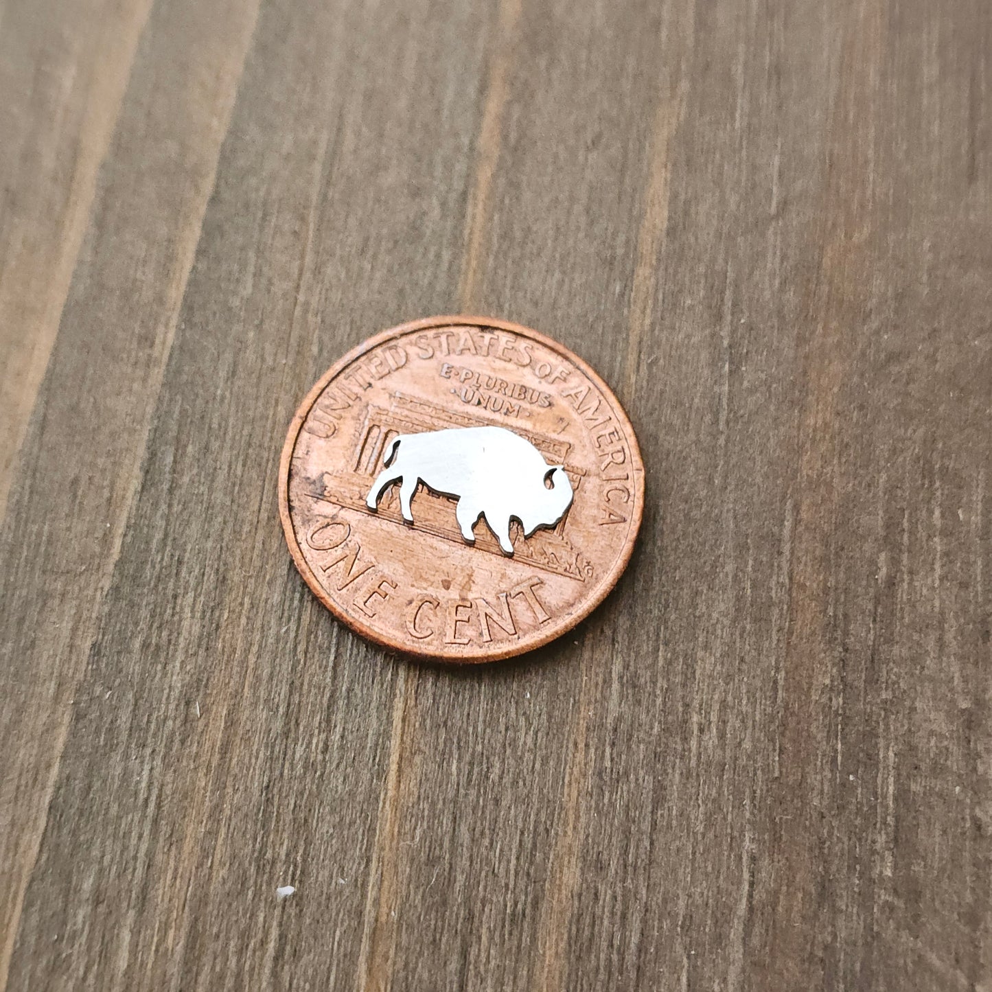 Sterling silver Buffalo, Solderable accents