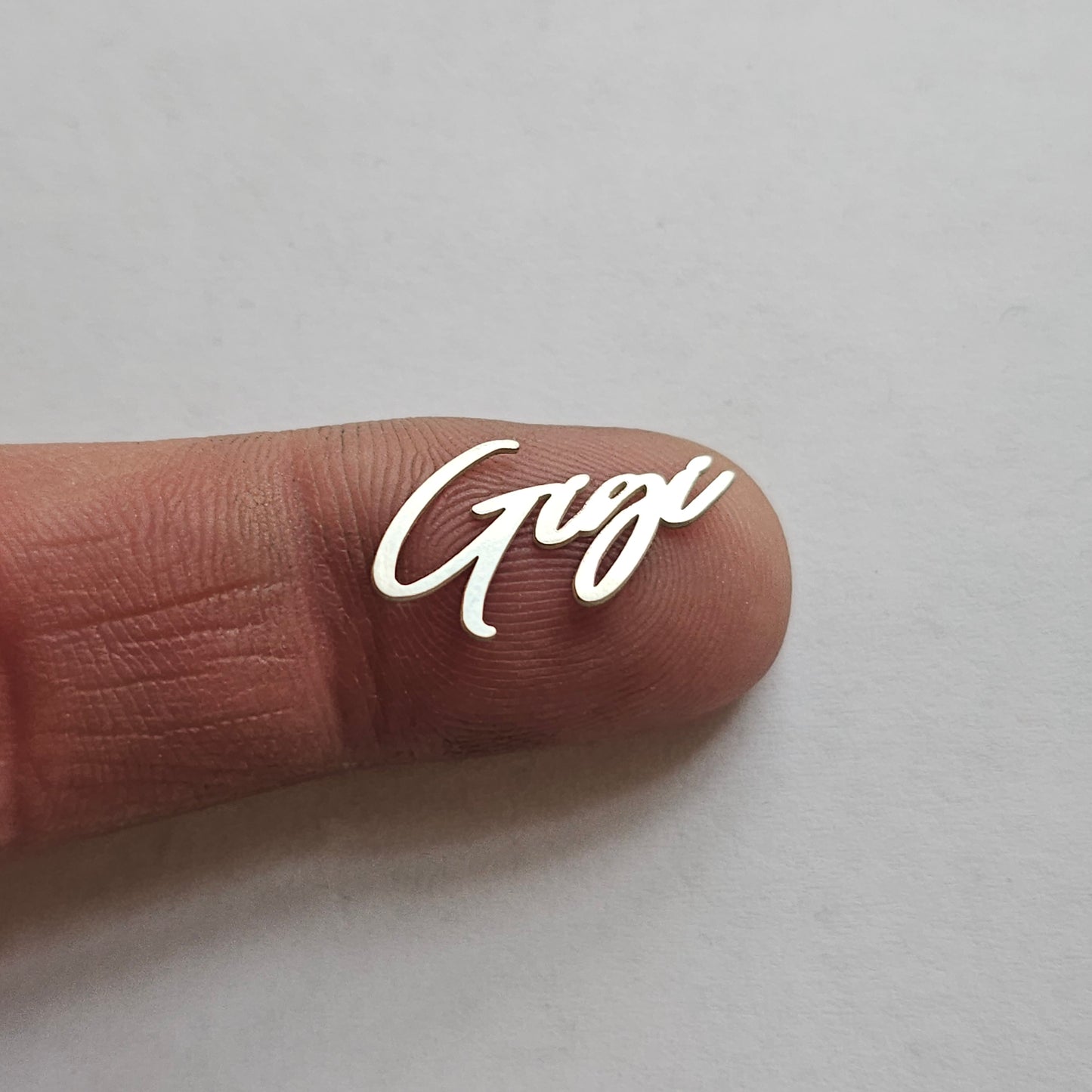 Sterling silver Name Cut out, Connected letters, word components, Solderable silver, Custom Name cut out for Jewelry Making