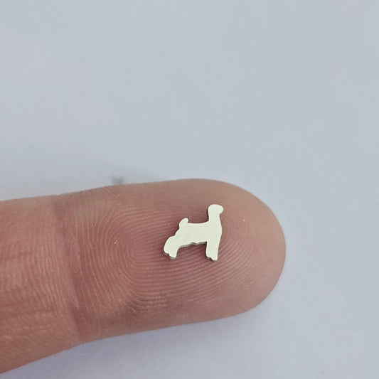 Sterling silver Goat Cut Out, Solderable accents