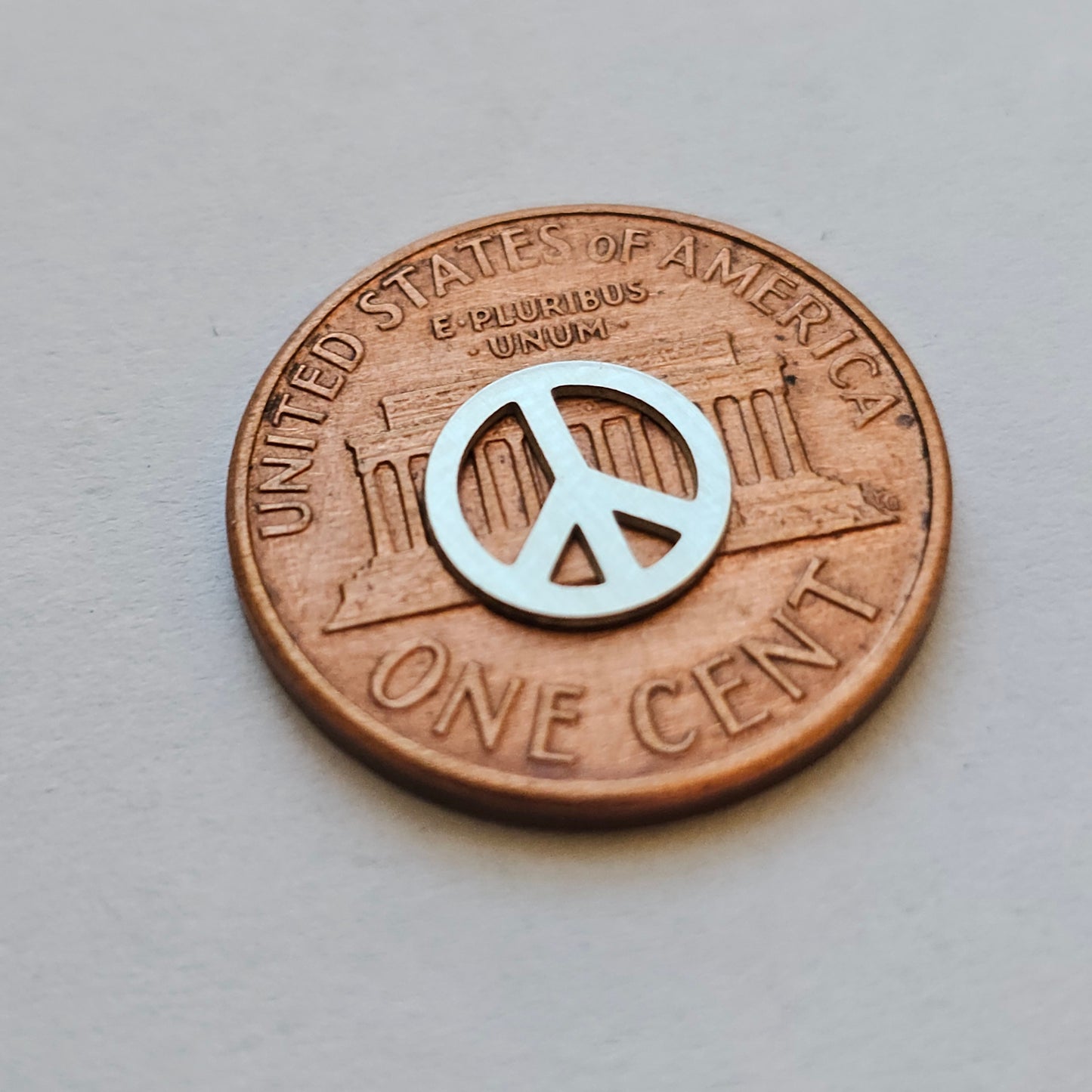 Sterling silver Peace Sign,peace symbol cut out , Solderable silver components