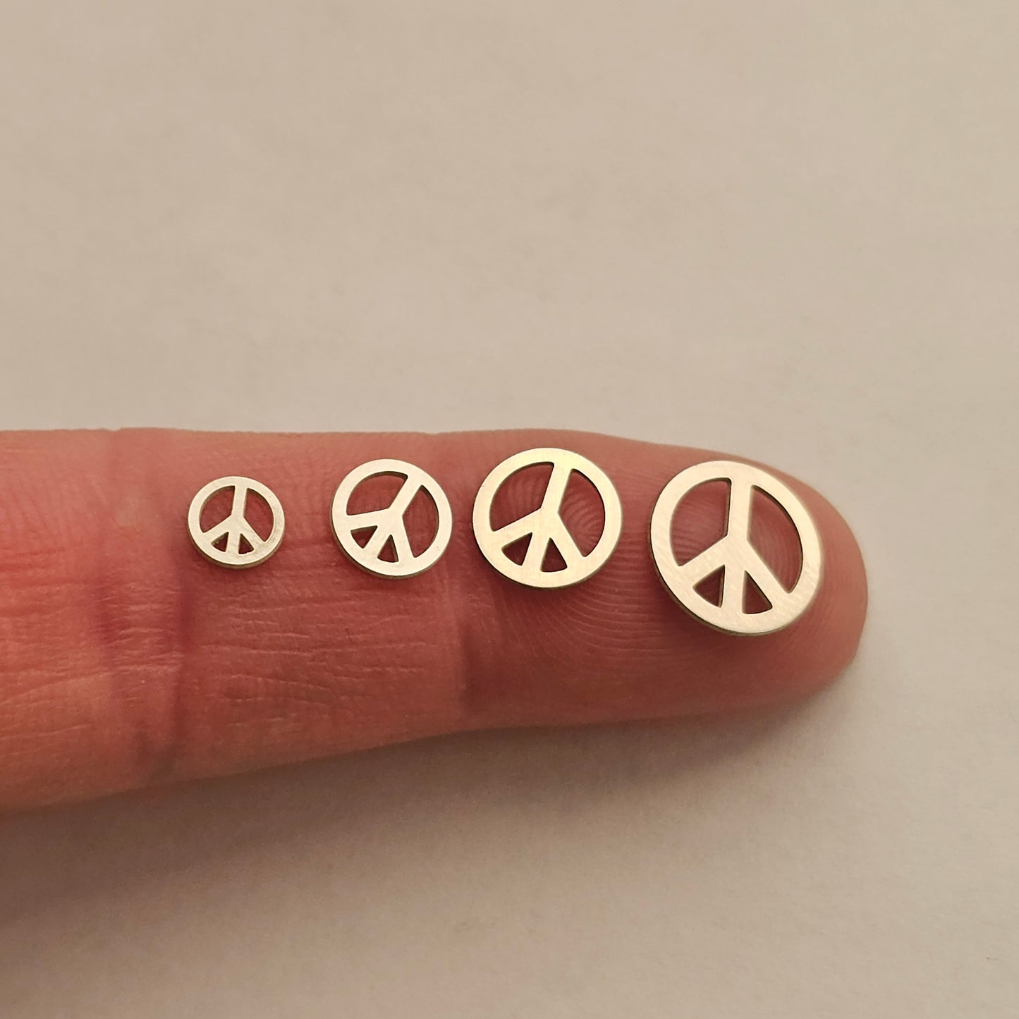 Sterling silver Peace Sign,peace symbol cut out , Solderable silver components
