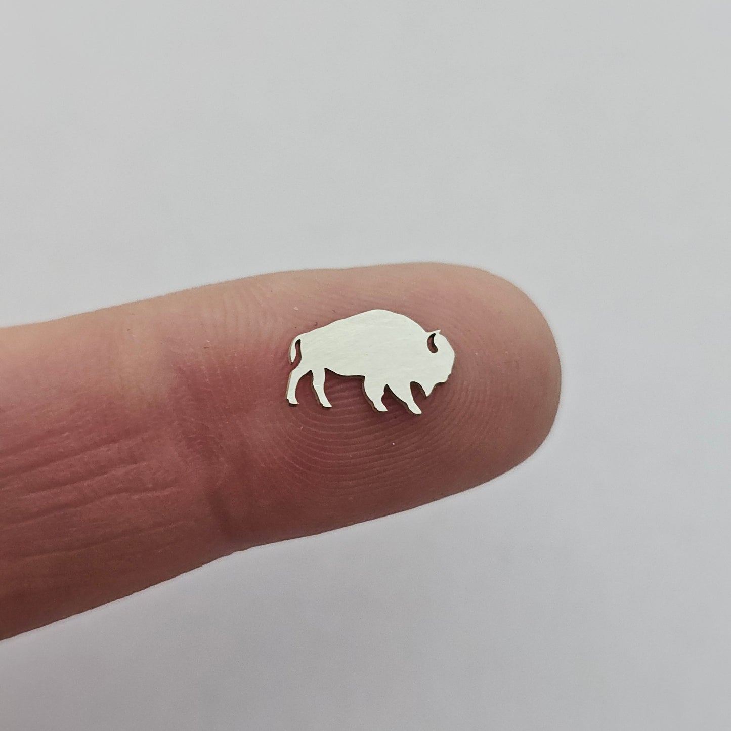 Sterling silver Buffalo, Solderable accents