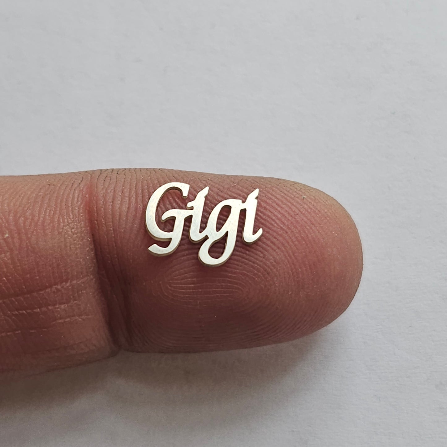 Sterling silver Name Cut out, Connected letters, word components, Solderable silver, Custom Name cut out for Jewelry Making